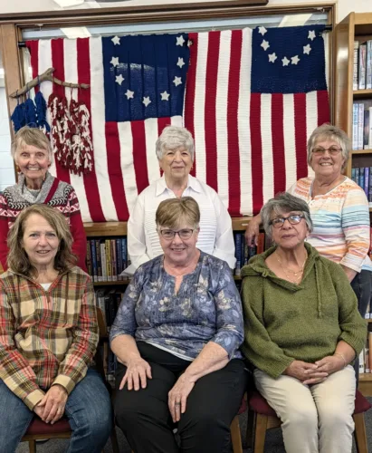 Handcrafted patriotic items to be raffled